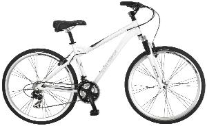 Schwinn Men's Network 3.0 700C Hybrid Bicycle, White, 18-Inch