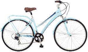 Schwinn Women's Community 700c Hybrid Bicycle, Light Blue, 16-Inch Frame